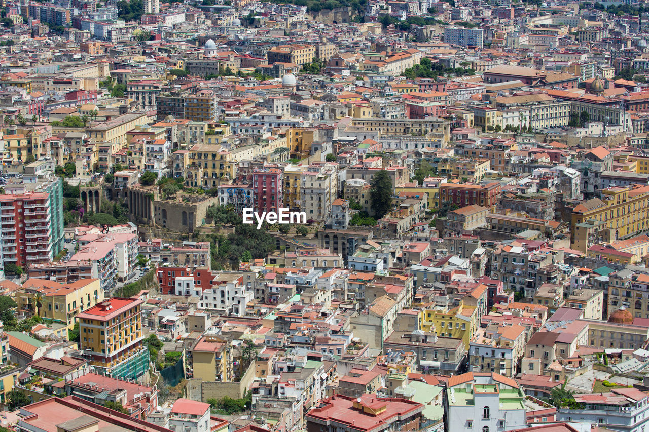 High angle view of cityscape