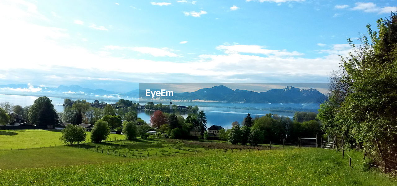 SCENIC VIEW OF GREEN LANDSCAPE AGAINST SKY