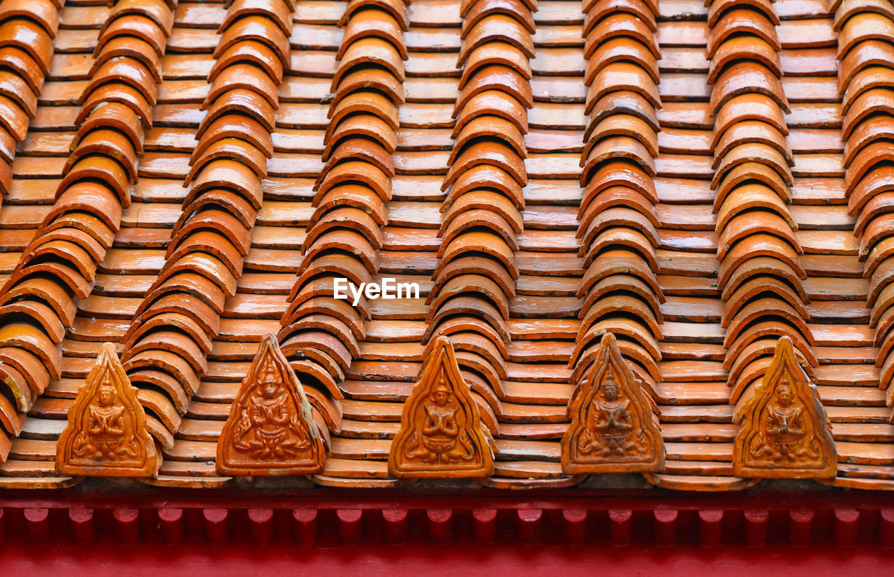 Roof of buddhist temple