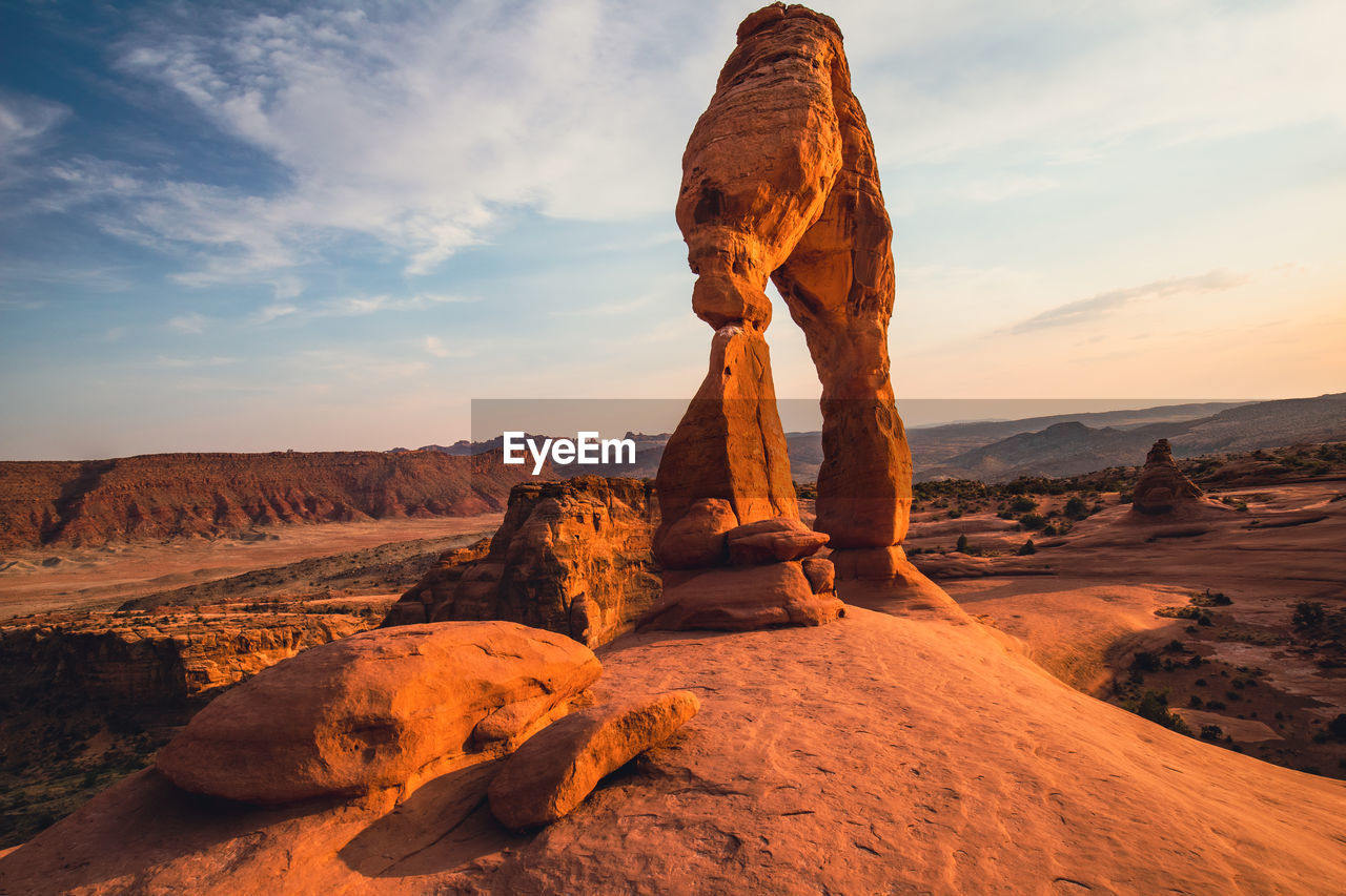 ROCK FORMATIONS AT LANDSCAPE