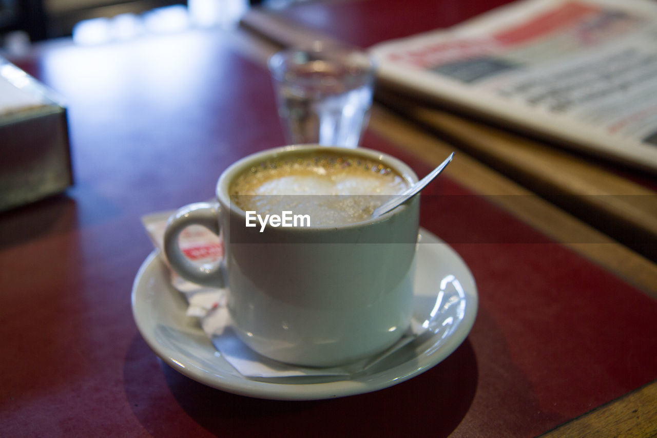 Close-up of coffee cup