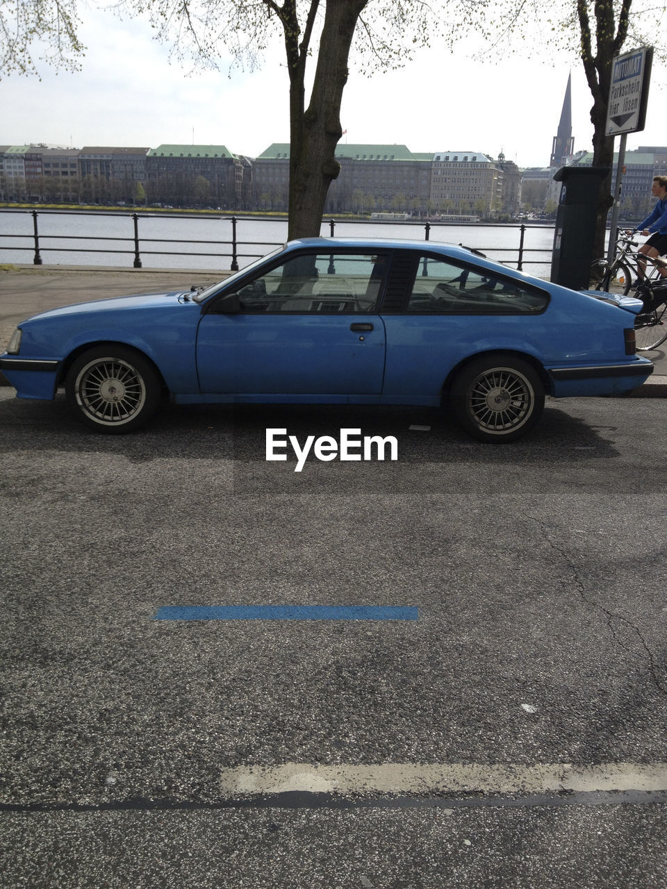 VIEW OF CAR ON ROAD