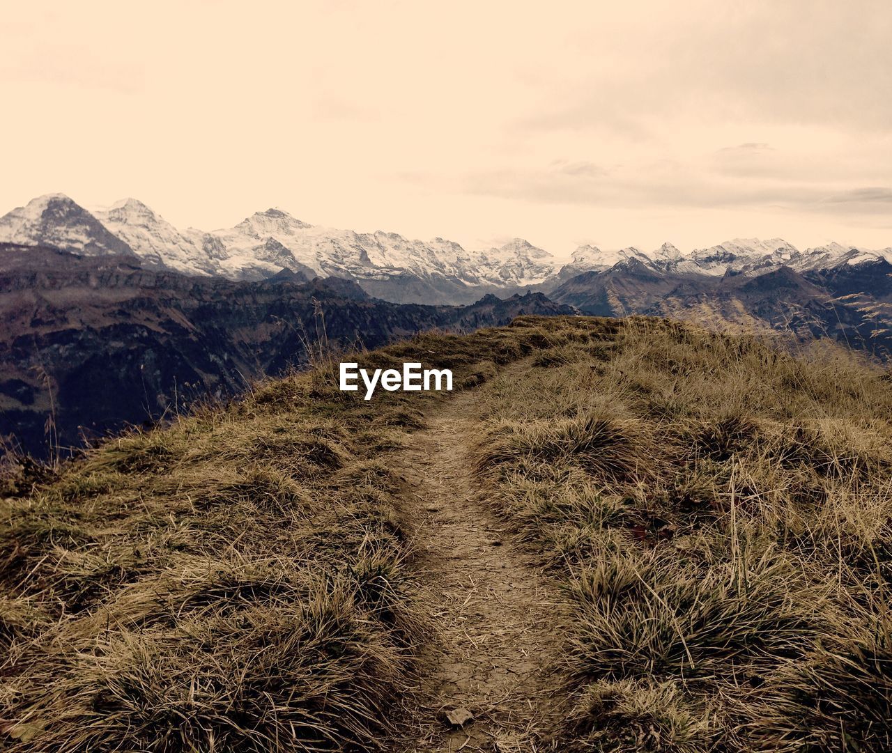 View of mountains against sky