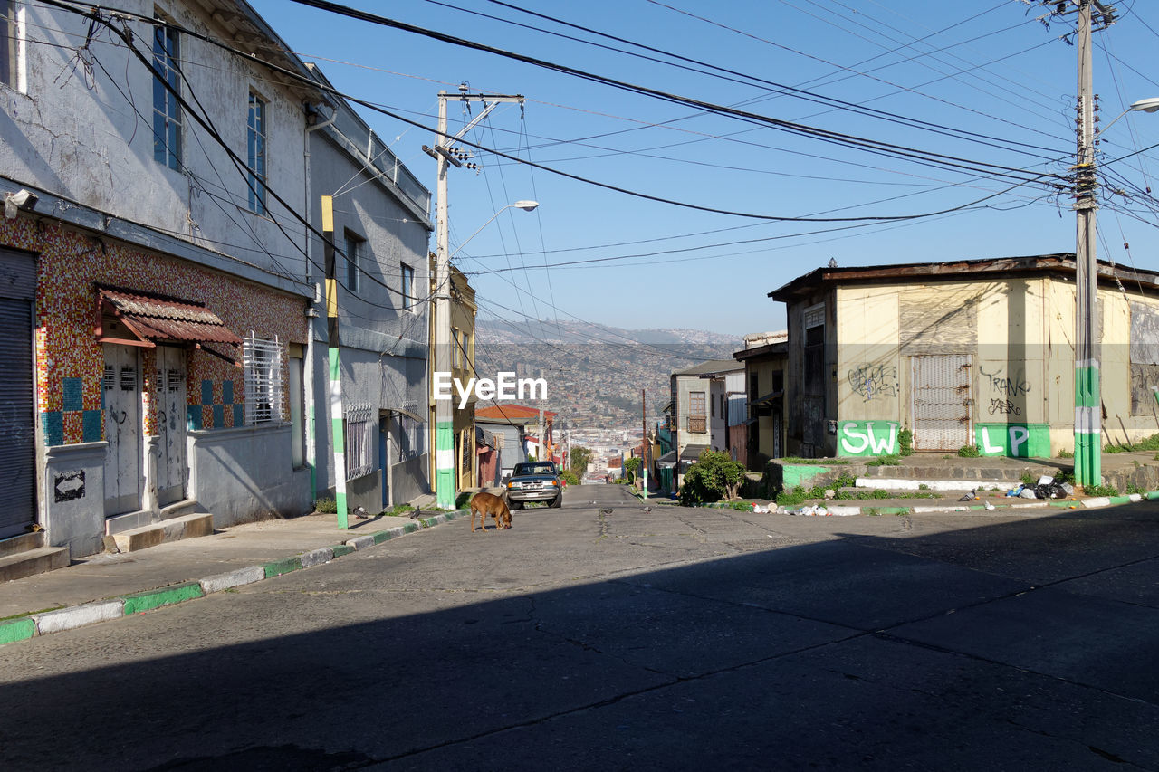 Streetview neighborhood in chile