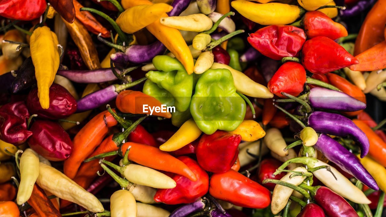 Full frame shot of multi colored vegetables