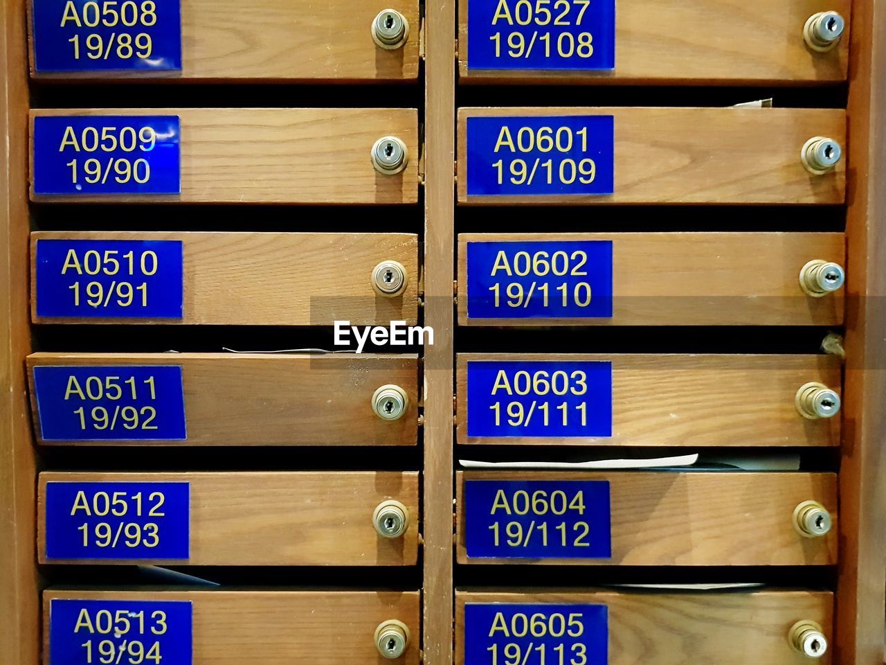 Full frame shot of drawers