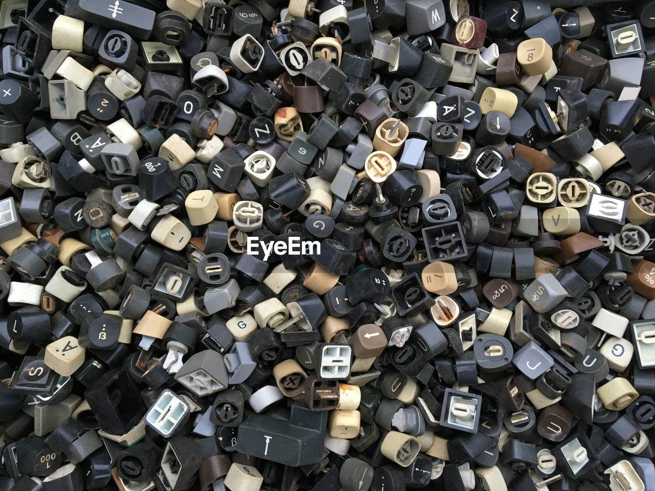 High angle view of full frame shot of tiled floor