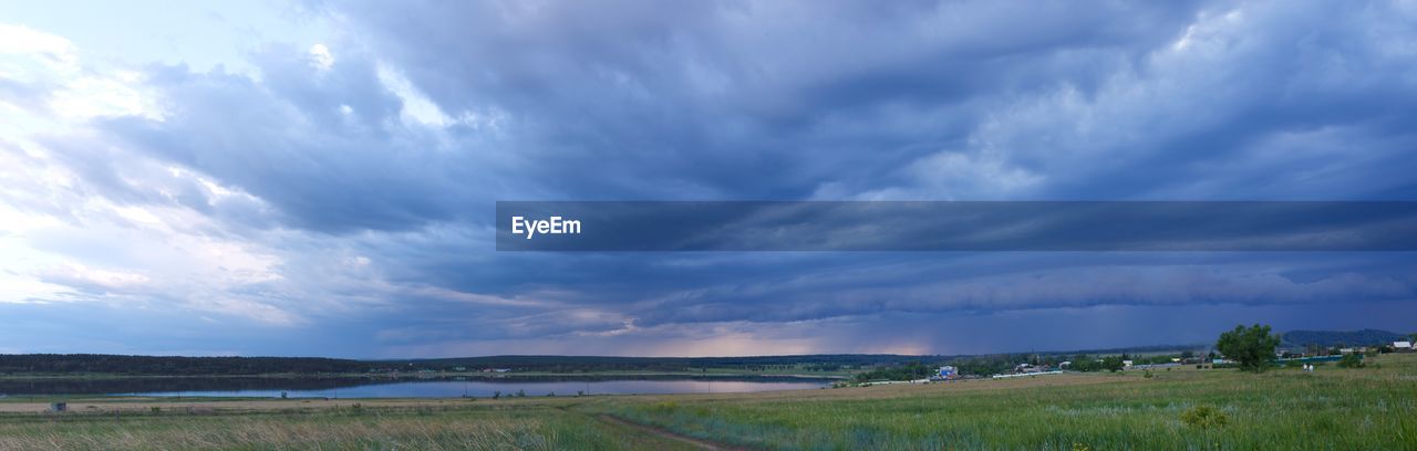 Panoramic view of landscape against sky