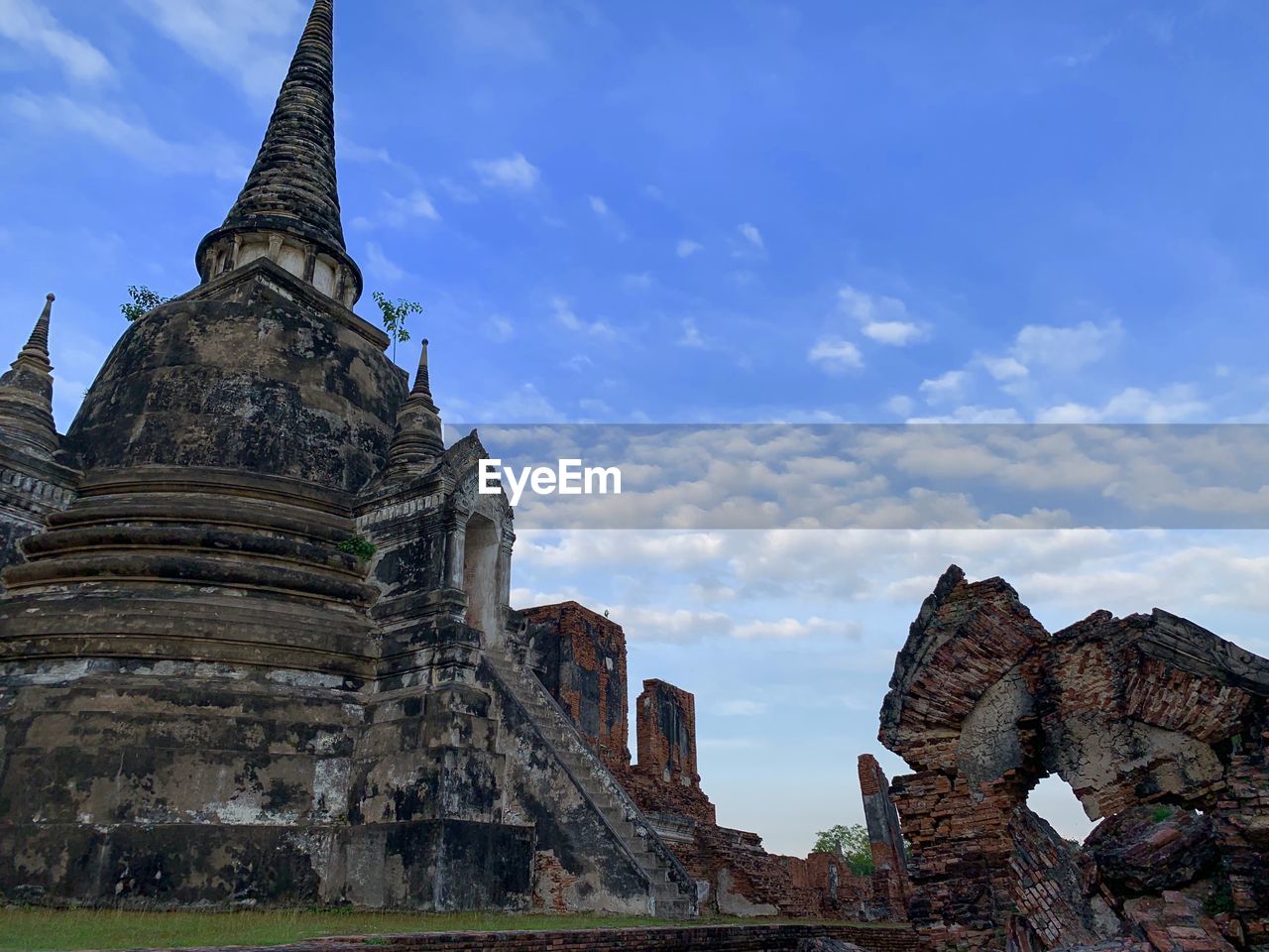 The ayutthaya ruins