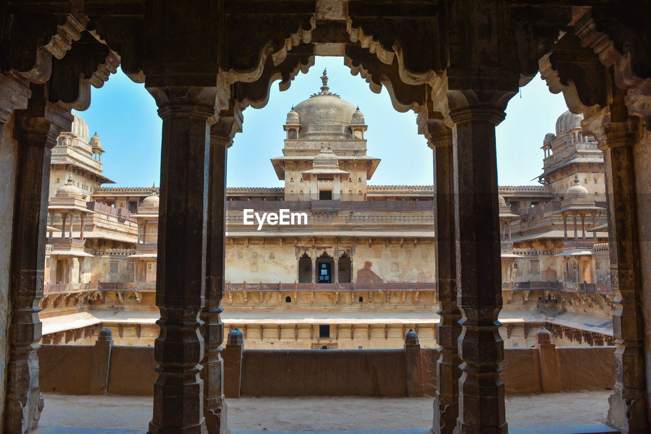 Jahangir mahal in orchha, madhya pradesh, india.