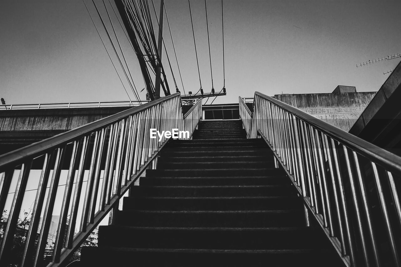 Low angle view of bridge against sky