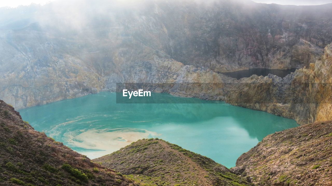 Kelimutu lake, a mystical lake in ende, flores island, indonesia