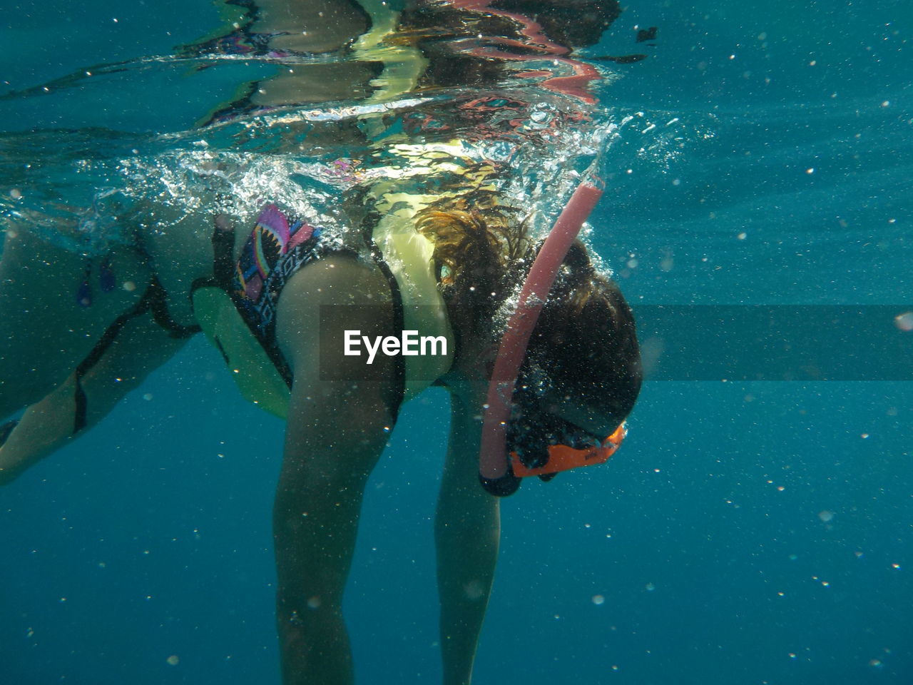 Preparing to dive down to see the reefs.