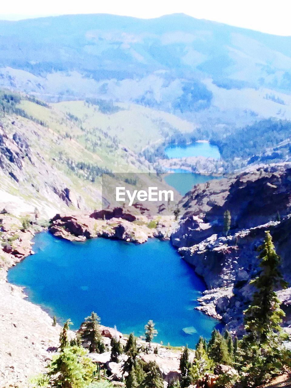 AERIAL VIEW OF A LAKE