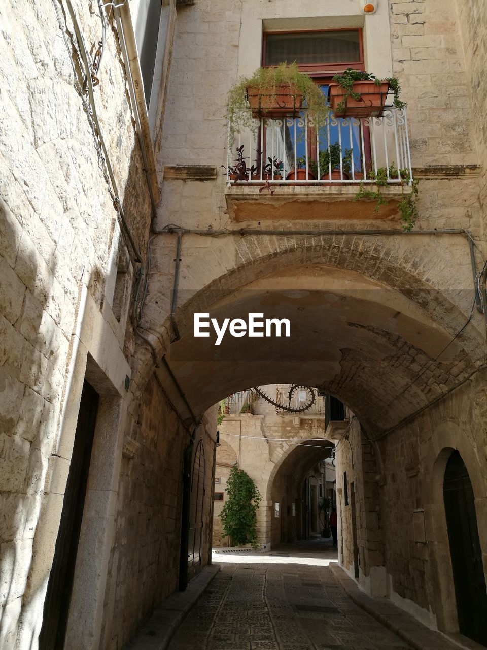 Corridor of historic building