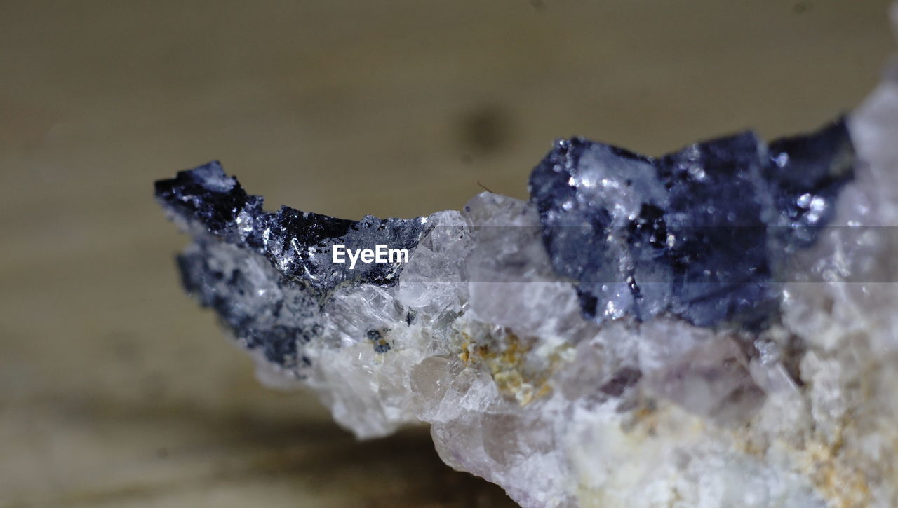 macro photography, close-up, mineral, blue, no people, nature, outdoors, geology, focus on foreground
