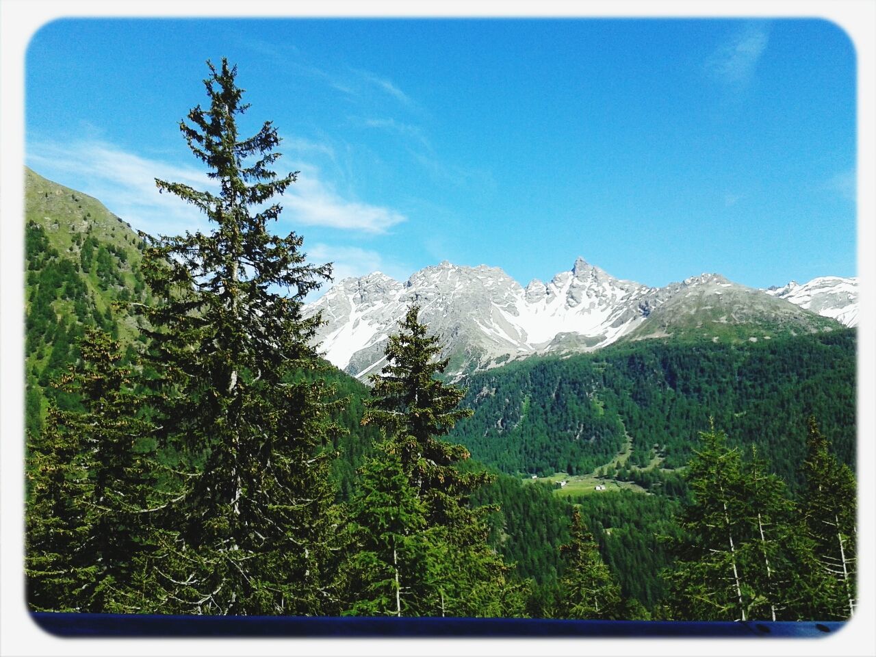 View of mountain landscape 