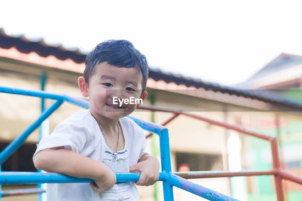 Portrait of smiling boy