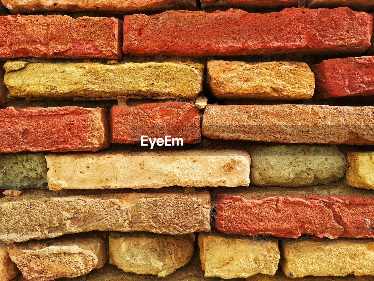 Old and ruined brick wall background