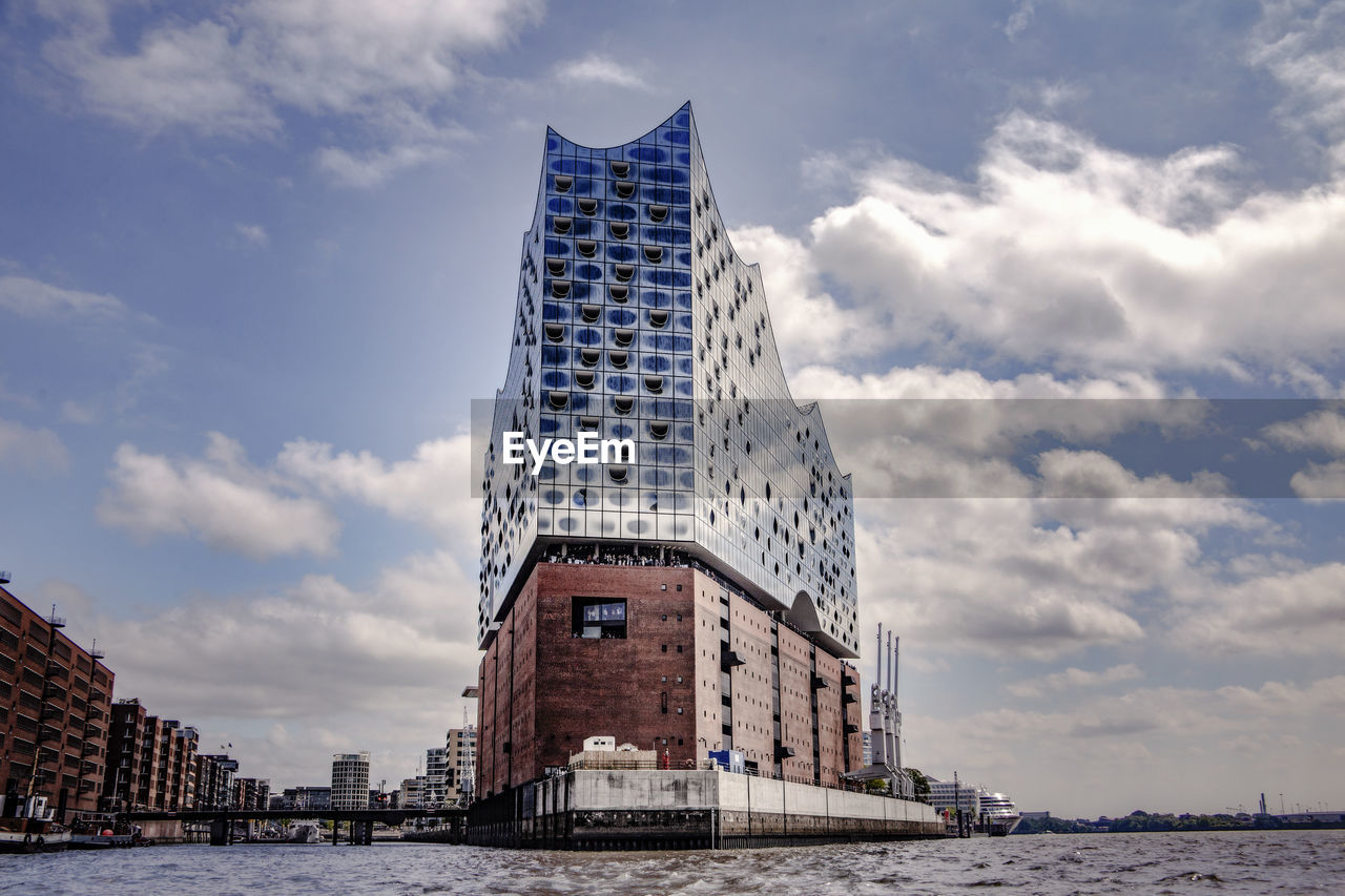 Low angle view of building against sky