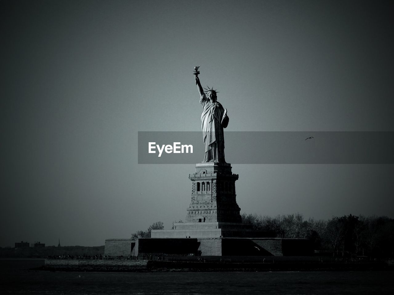 View of statue of liberty