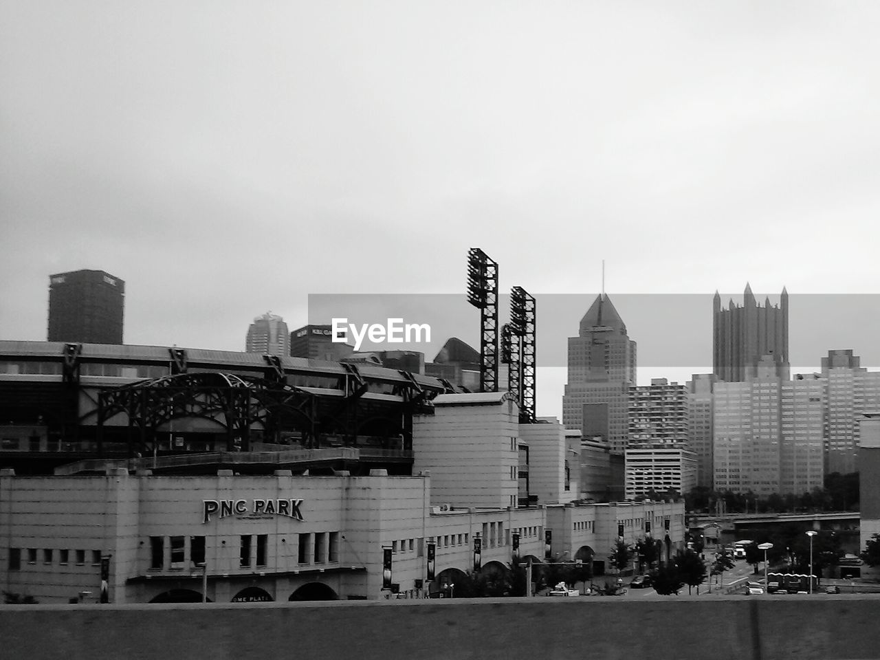 MODERN CITY SKYLINE AGAINST SKY