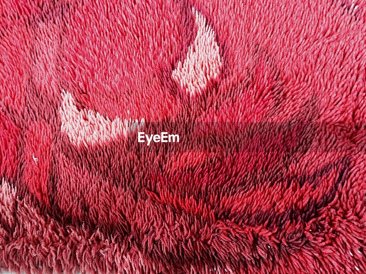 High angle view of doormat