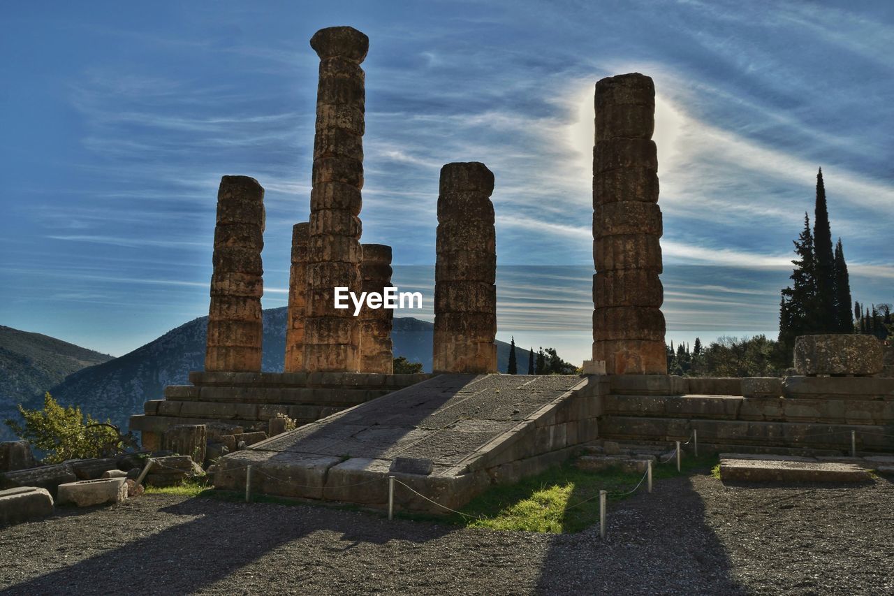 STUPAS AGAINST SKY