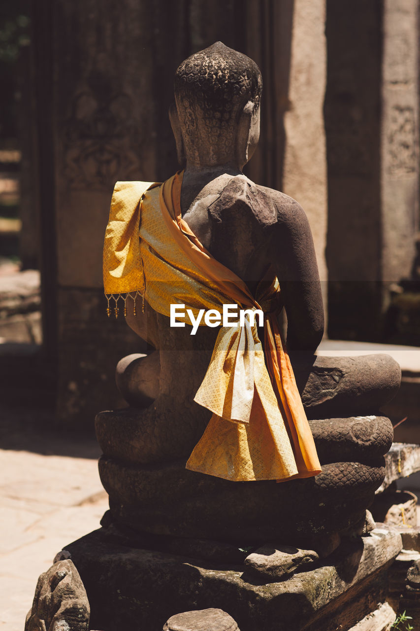 Close-up of buddha statue