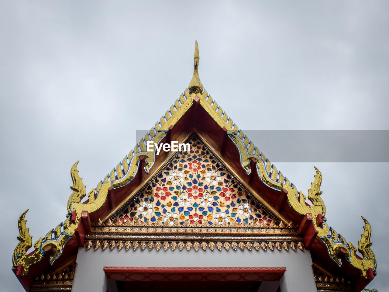 Low angle view of temple