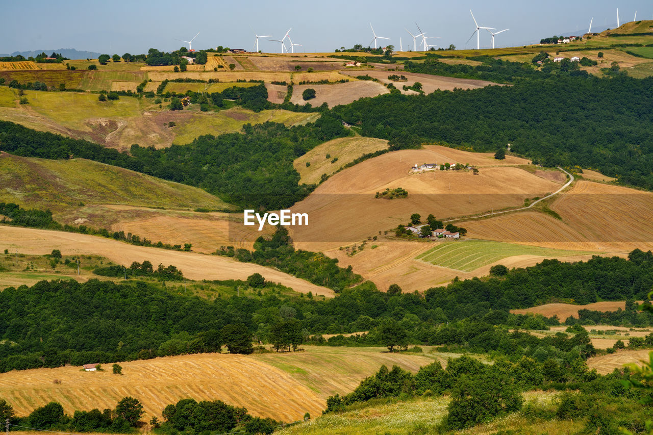 high angle view of landscape