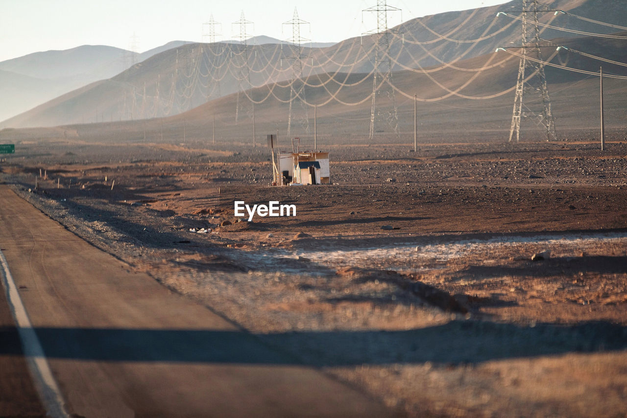 View of a deserted land