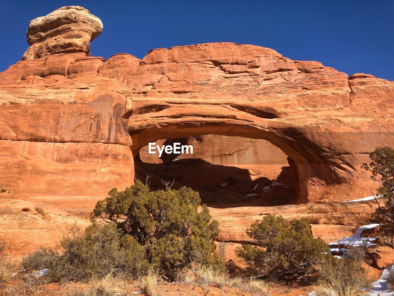 STONE WALL WITH ROCK FORMATION