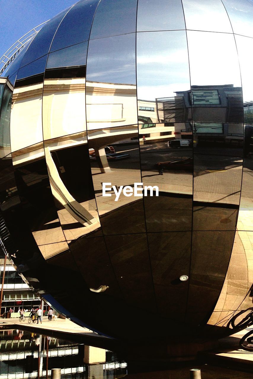 Spherical building at millennium square