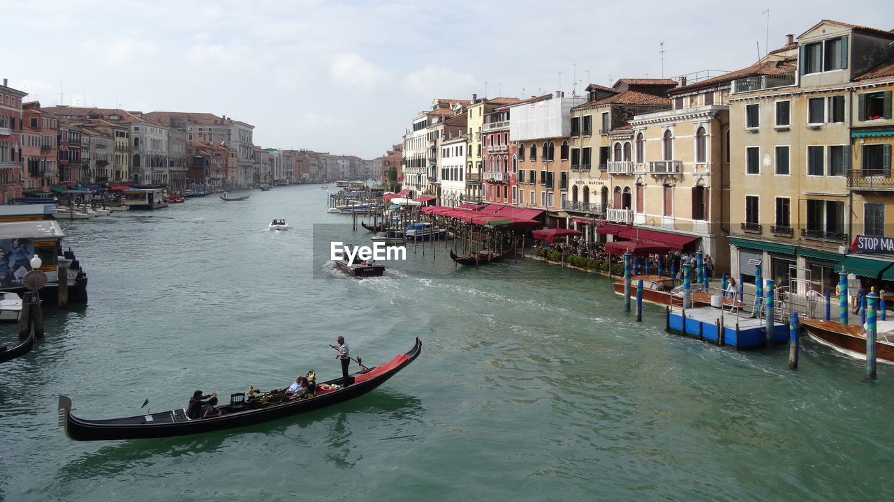 Boats in canal