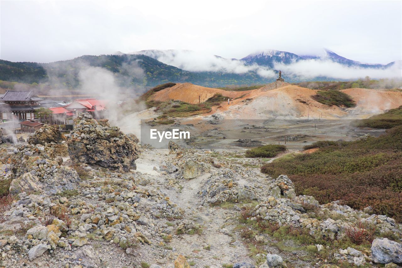 SCENIC VIEW OF MOUNTAIN RANGE AGAINST SKY