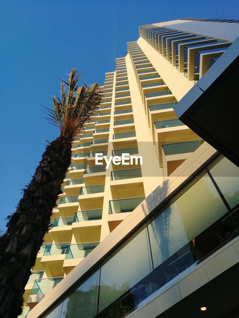 Low angle view of steps and building against sky