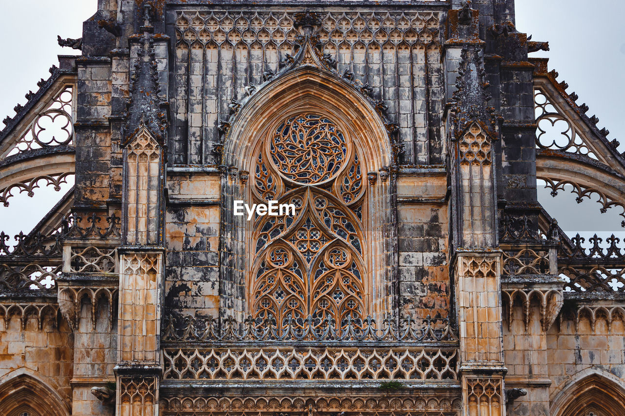 Low angle view of ornate building