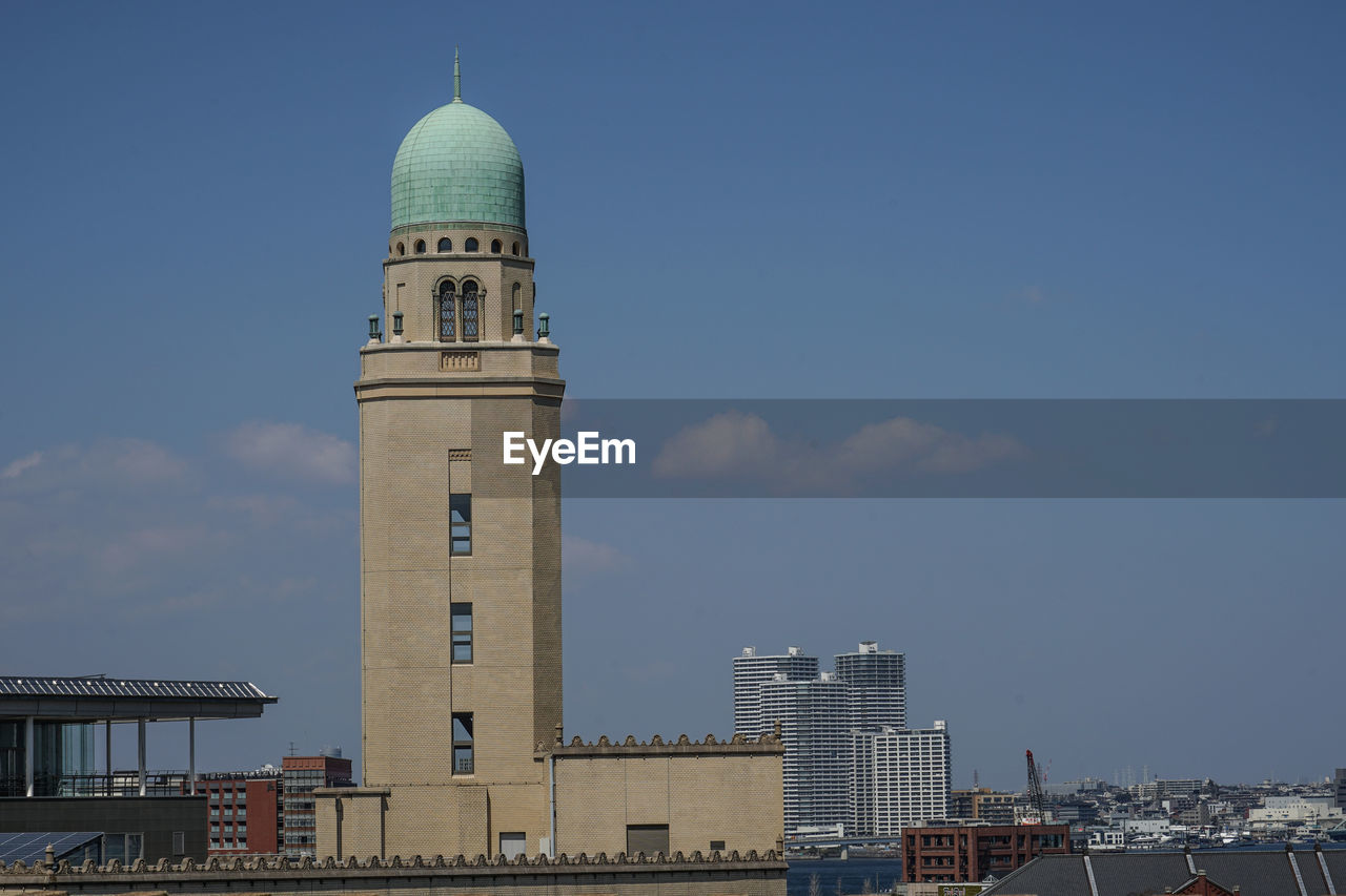 low angle view of historic building against clear sky