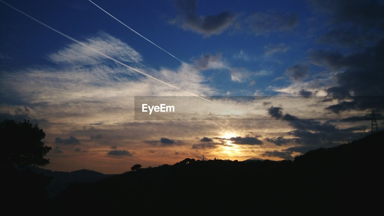 SILHOUETTE OF SKY DURING SUNSET