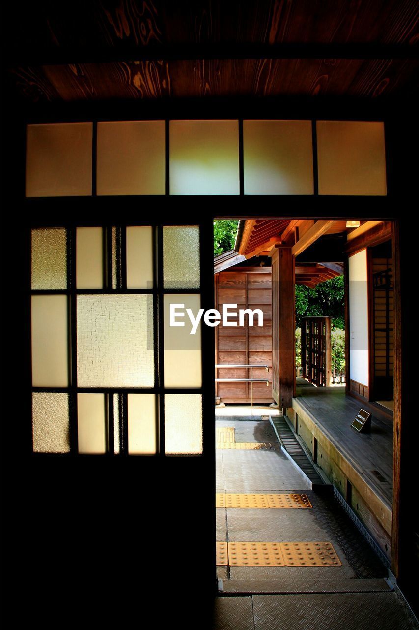 Porch seeing through doorway