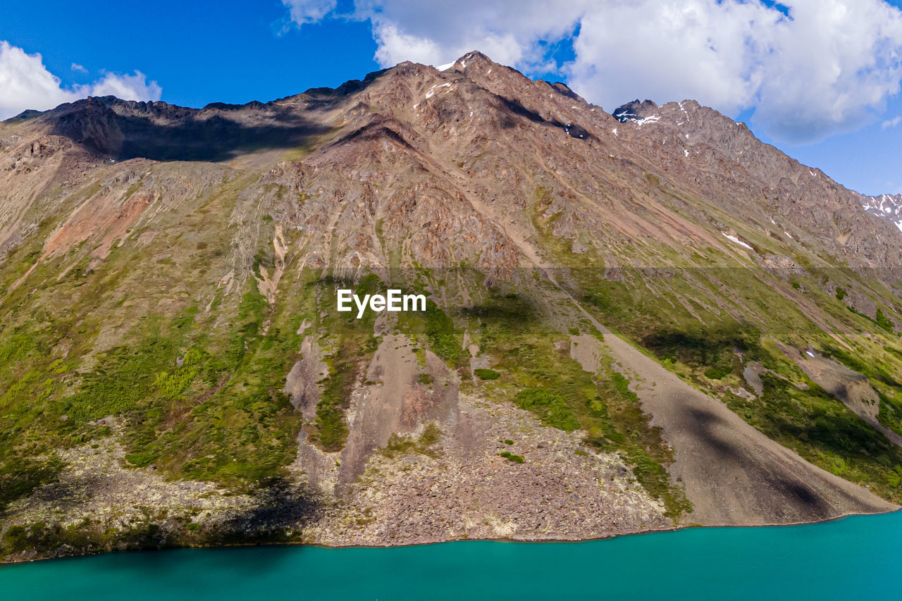 SCENIC VIEW OF MOUNTAIN RANGE AGAINST SKY