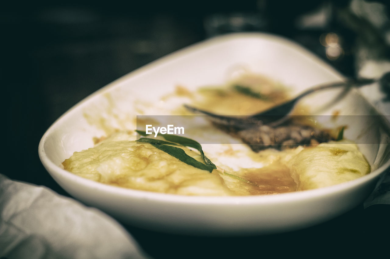 CLOSE-UP OF NOODLES WITH BOWL