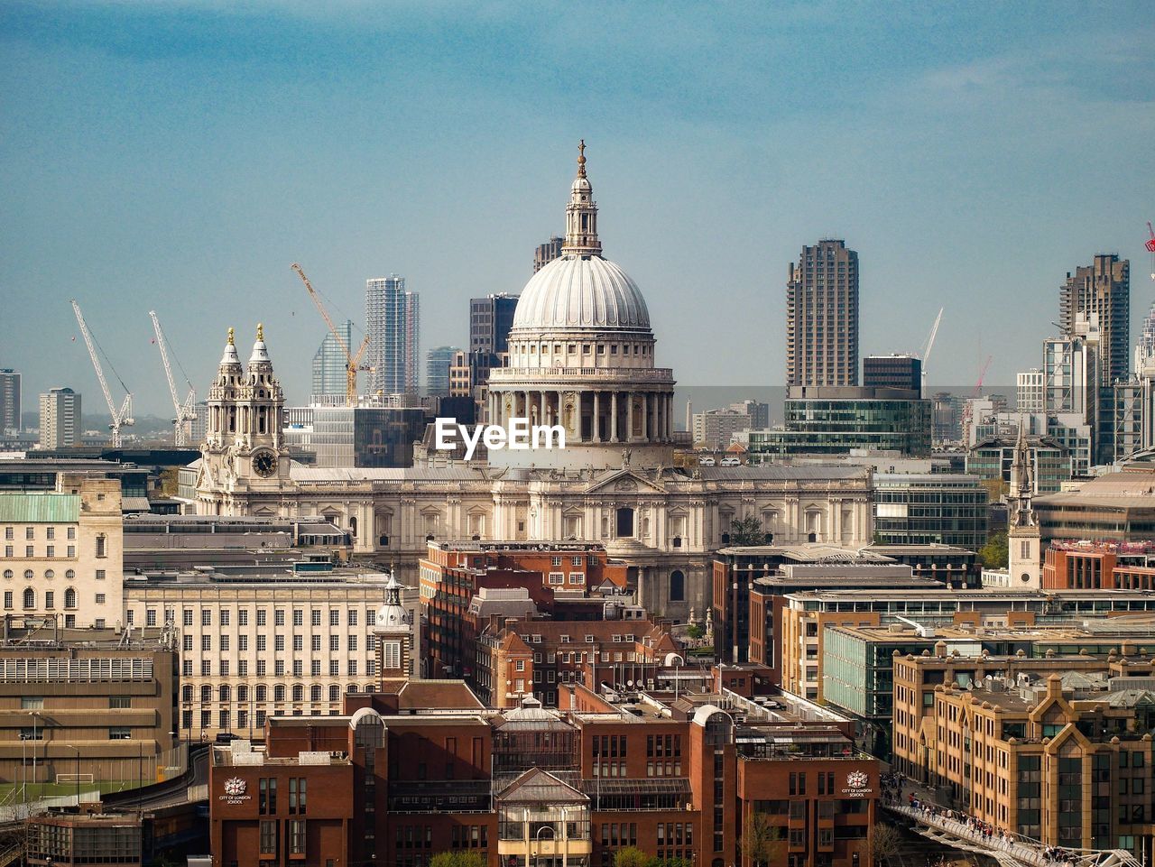 high angle view of cityscape