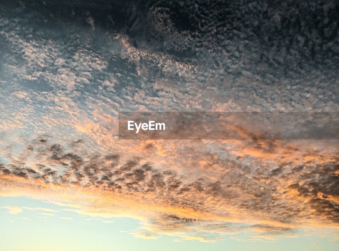 LOW ANGLE VIEW OF SKY DURING SUNSET