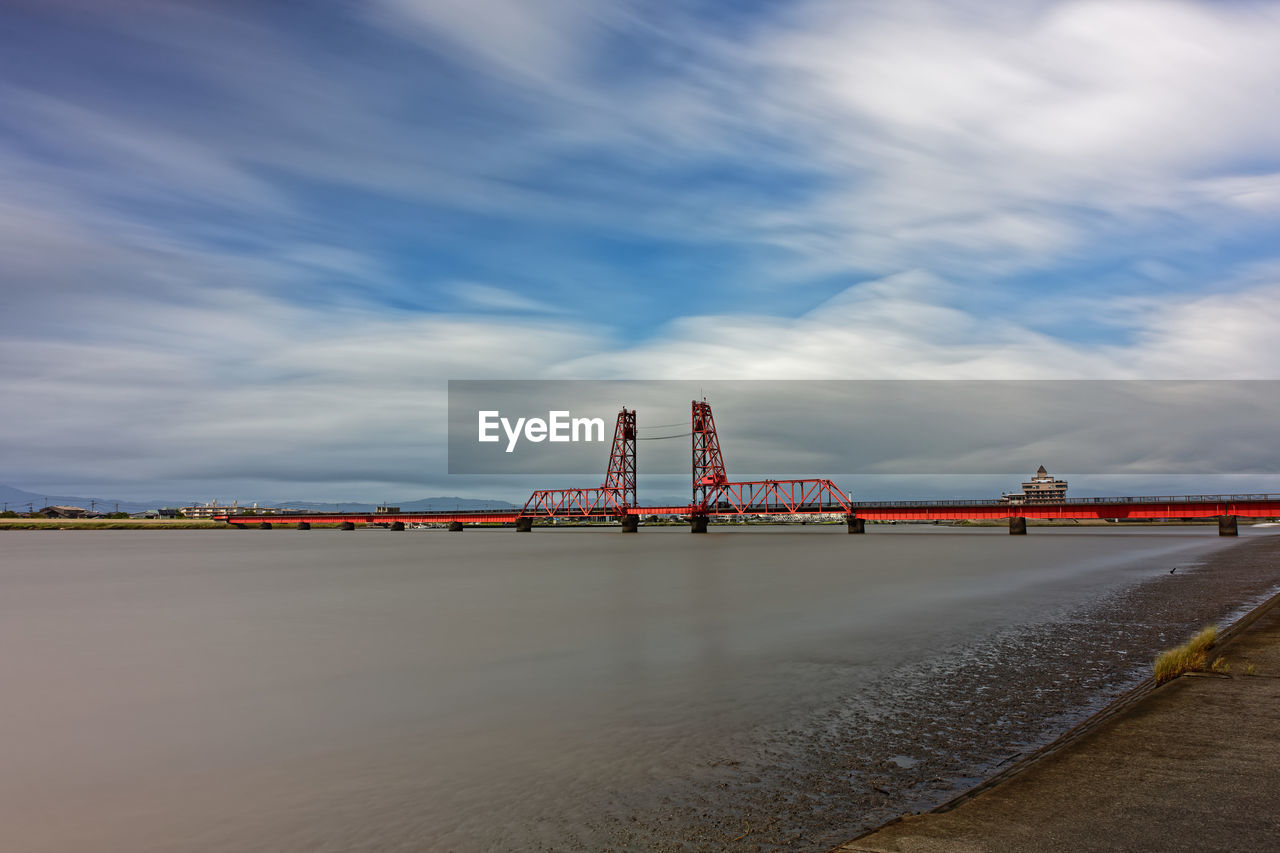 VIEW OF BRIDGE OVER SEA