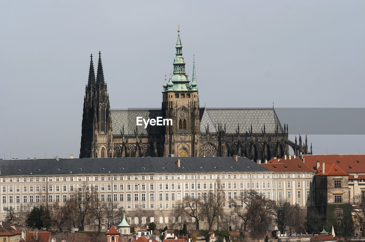 Hradcany - cathedral of saint vitus in the prague castle