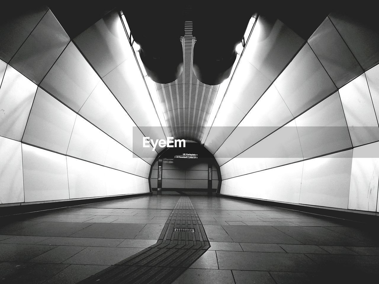 ILLUMINATED SUBWAY STATION