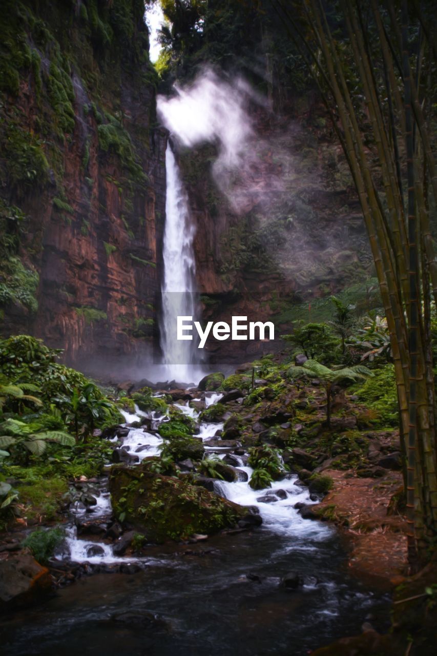 SCENIC VIEW OF WATERFALL