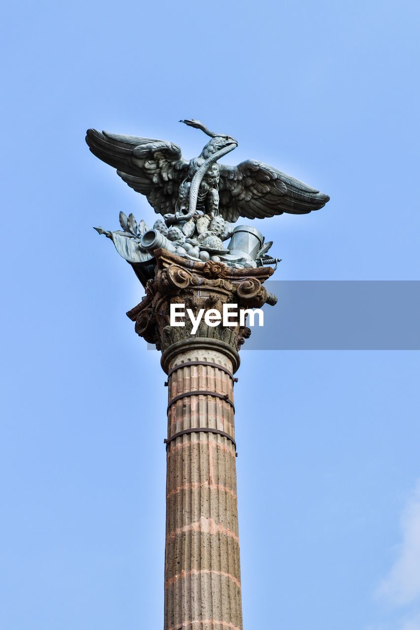 LOW ANGLE VIEW OF ANGEL STATUE